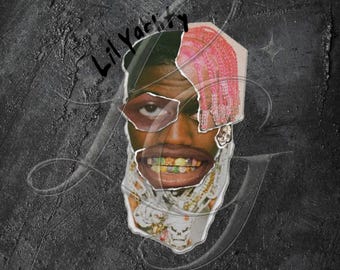Lil Yachty Collage Graphic T-Shirt Design PNG: Ready to Print (Instant Download