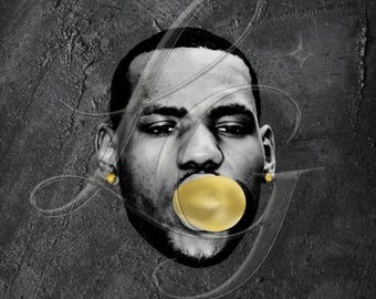Lebron Graphic T-Shirt Design PNG |Tee Shirt Design | Instant Download and Ready To Print