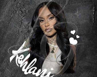 Kehlani Graphic T-Shirt Design PNG |Tee Shirt Design | Instant Download and Ready To Print