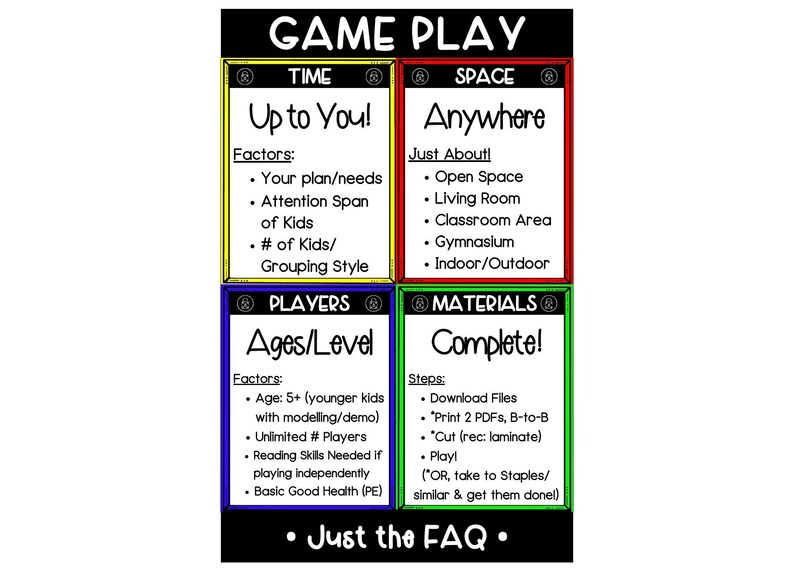 Movement Cards for Kids – Rogue Robot Game - Printable Kit – Yoga Brain Break Games – PE Physical Education Gym Activity - Home School Class Behavior Management Game, Robots Board Games for Kids, Gym Directions Game Exercises, Escape Room Printables