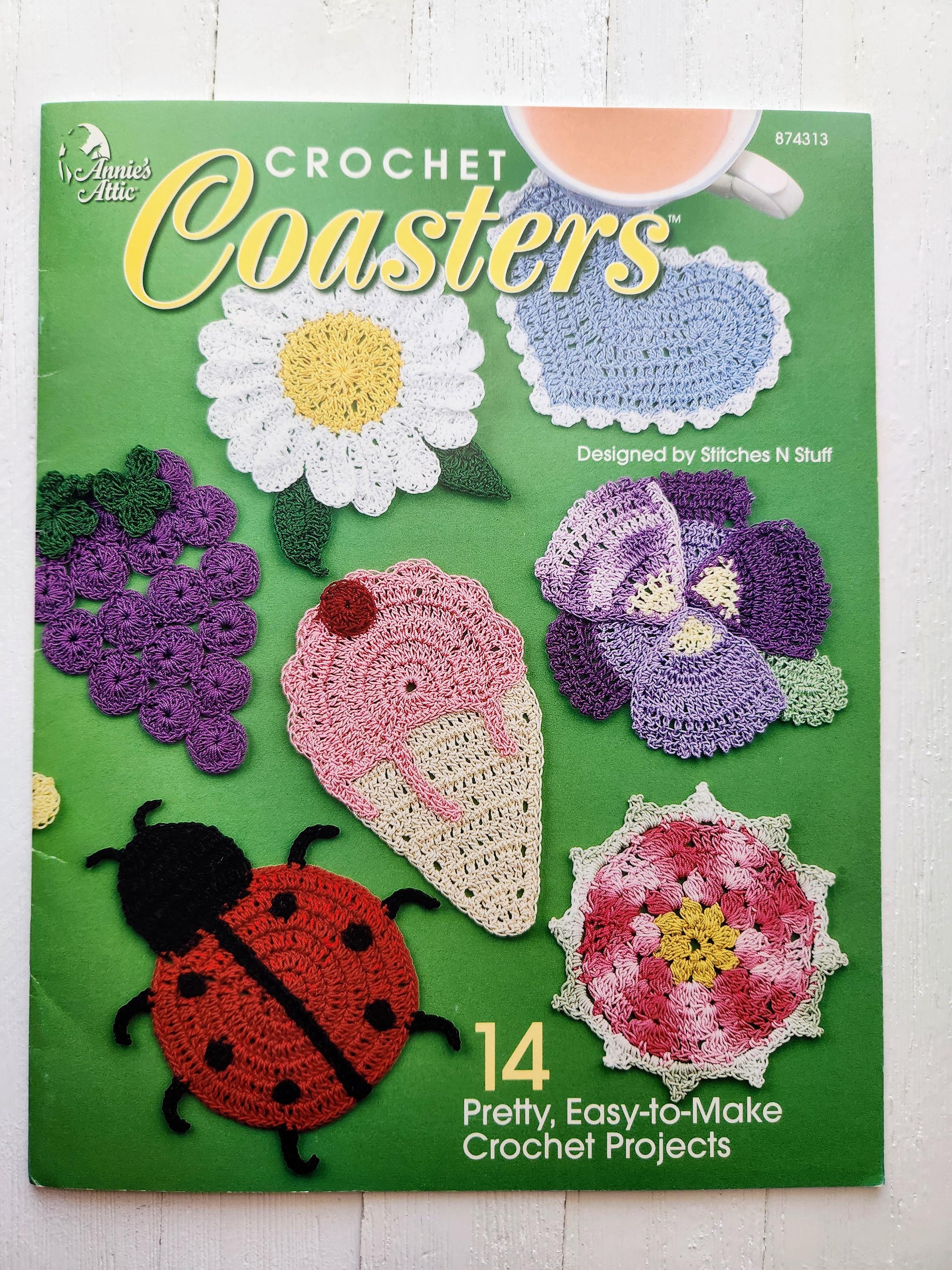 Crochet Coasters Pattern Book: 14 Pretty, Easy Projects