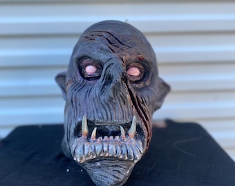 Gorak The Wretched Undead Orc Latex Half Mask