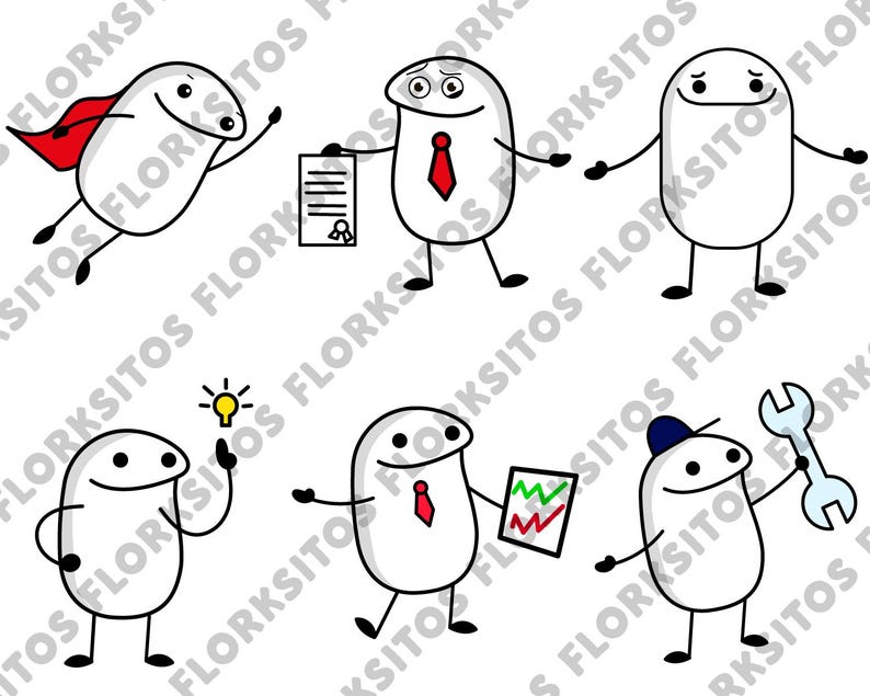 Bundle of 28 Flork PNG and AI File Designs for Sublimation and Creative ...