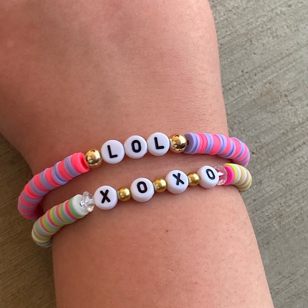 XOXO LOL bracelet set