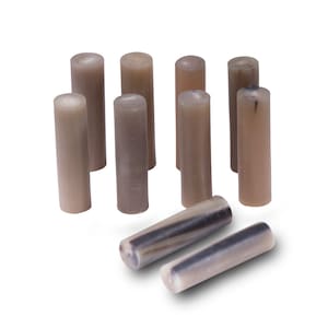 Natural Buffalo Horn Roll: Crafting Rod Blank (18x70mm)