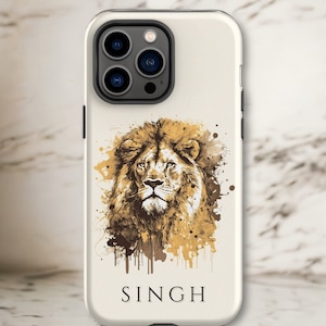 Funda para teléfono Singh / Funda para teléfono Punjabi / Funda para teléfono Punjab / Funda para teléfono Sikh / Regalo Sikh / Regalo Punjabi / Regalo Kaur / DMERCHS / Regalo Punjab