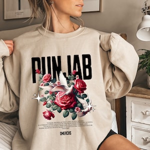 Punjab Serenity Sweatshirt von Dmerchs | Punjab Shirt | Punjab Hoodie | Lahore Sweatshirt | Personalisiertes Sweatshirt | Indische Geschenk | Dmerchs