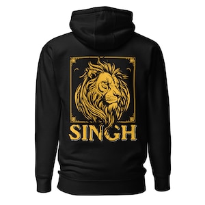 Singh lion Unisex Hoodie  | Punjabi Hoodie | Punjab Shirt | Punjabi Shirt | Punjabi gift | Punjab t-shirt | DMERCHS Hoodies | Sikh Hoodies