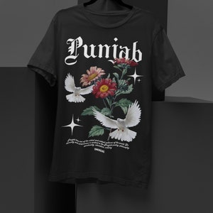 Punjab Peace oversized T-shirt by dmerchs  | Punjabi Gift | Punjab T-shirt | Punjabi | Punjab | DMERCHS | Kaur | Kaur Shirt | Kaur T-shirt