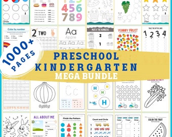 Preschool Curriculum | 1000+ Preschool Workbook with Preschool worksheets | Activity Worksheets | Coloring | Dot To Dot | Math Worksheets