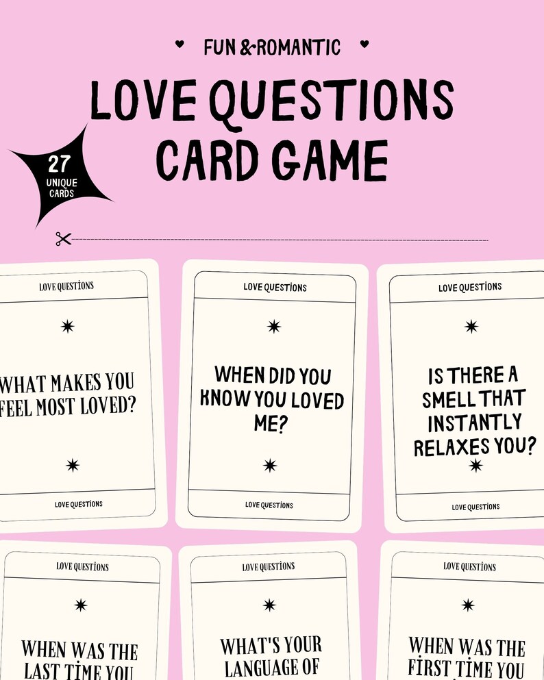 Couple Question Cards, Couple Conversation Questions, Relationship ...