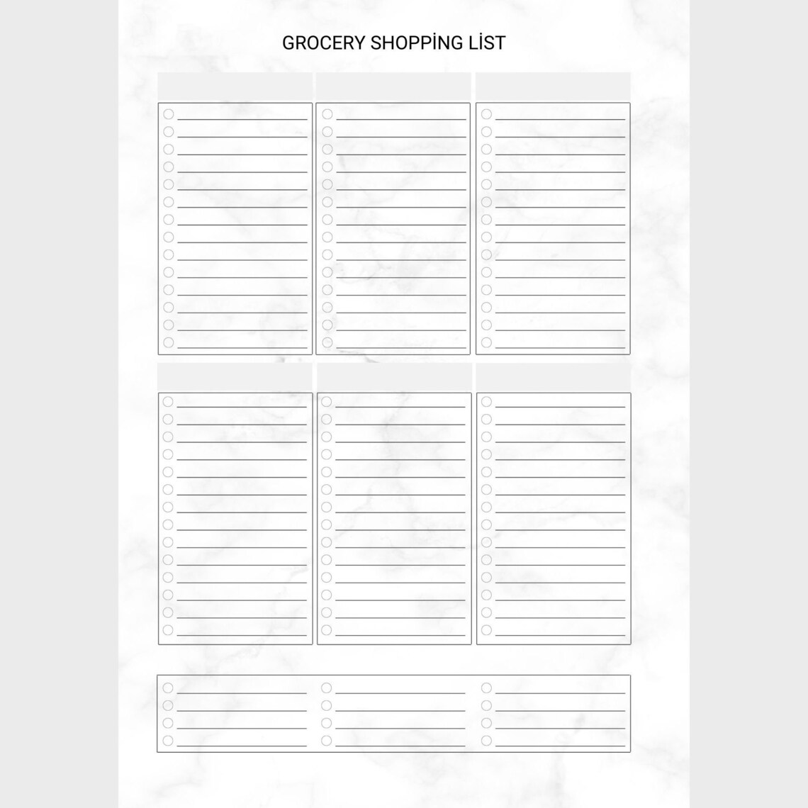 Grocery List Printable Template Grocery Planner Food Etsy Grocery List Printable Template Grocery Planner Food Etsy