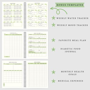 Diabetes Journal Mega Bundle | Blood Sugar Tracker | Type 2 Diabetes ...