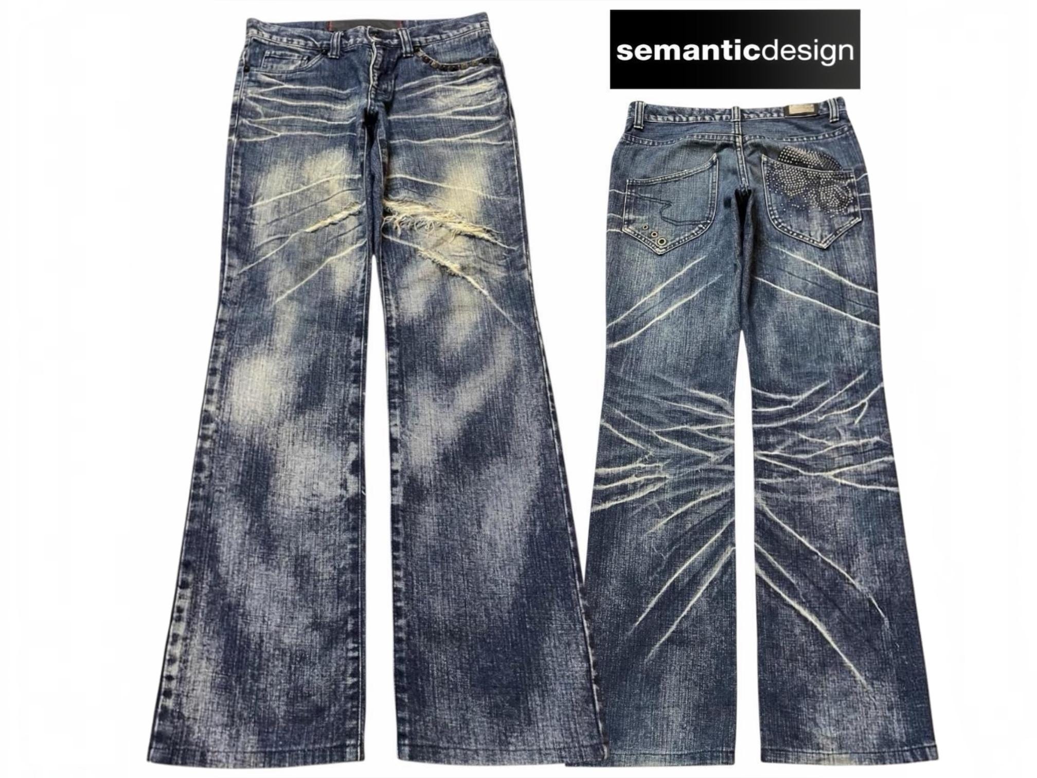 Hysteric Glamour Studded Jeans - Etsy