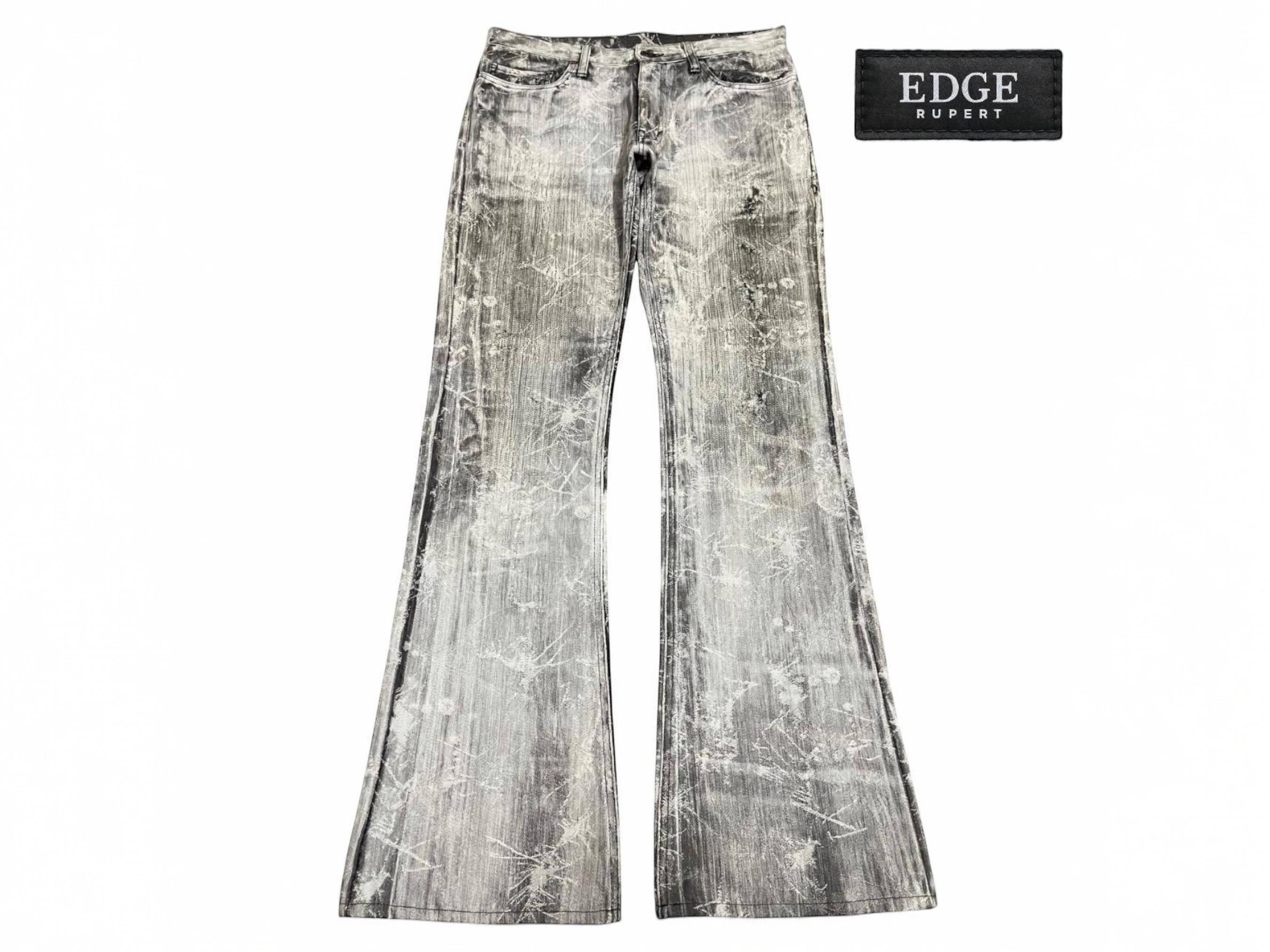 vintage edge rupert 多重 zip design denim