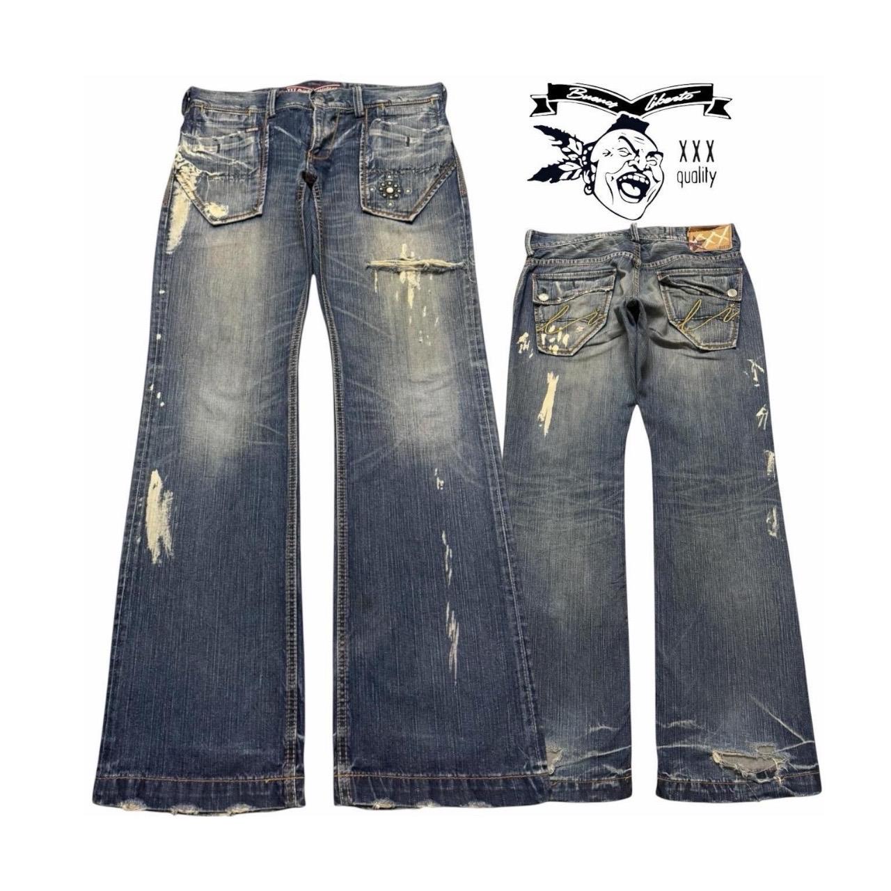 Hysteric Glamour Studded Jeans - Etsy