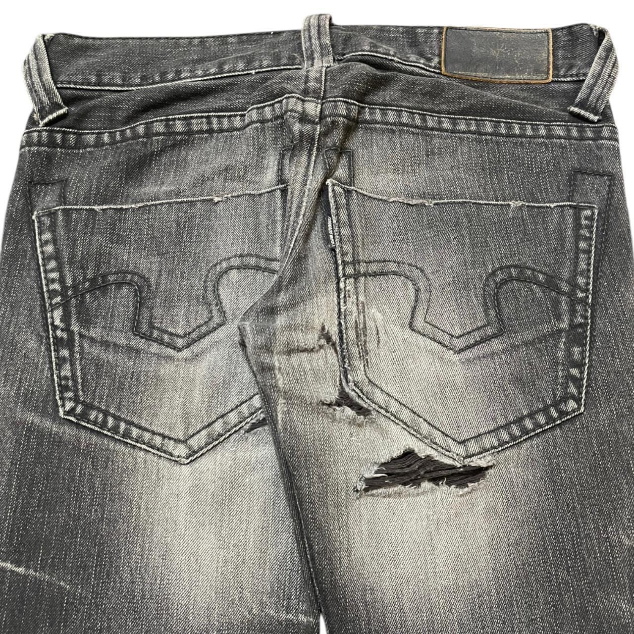 Vintage Japan Tornado Mart Faded Thunder Wash Clawmark Style