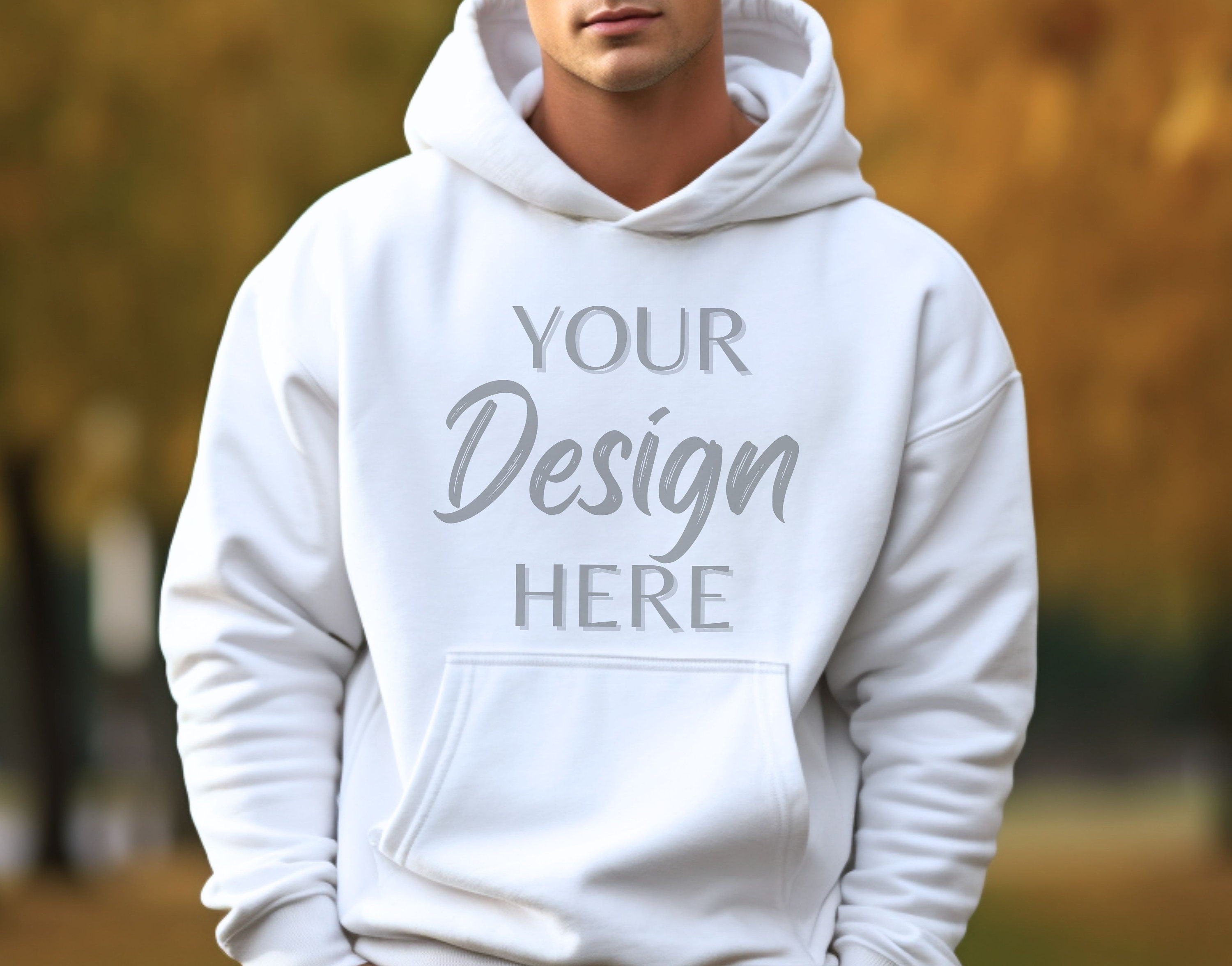 Thick White Hoodie Etsy