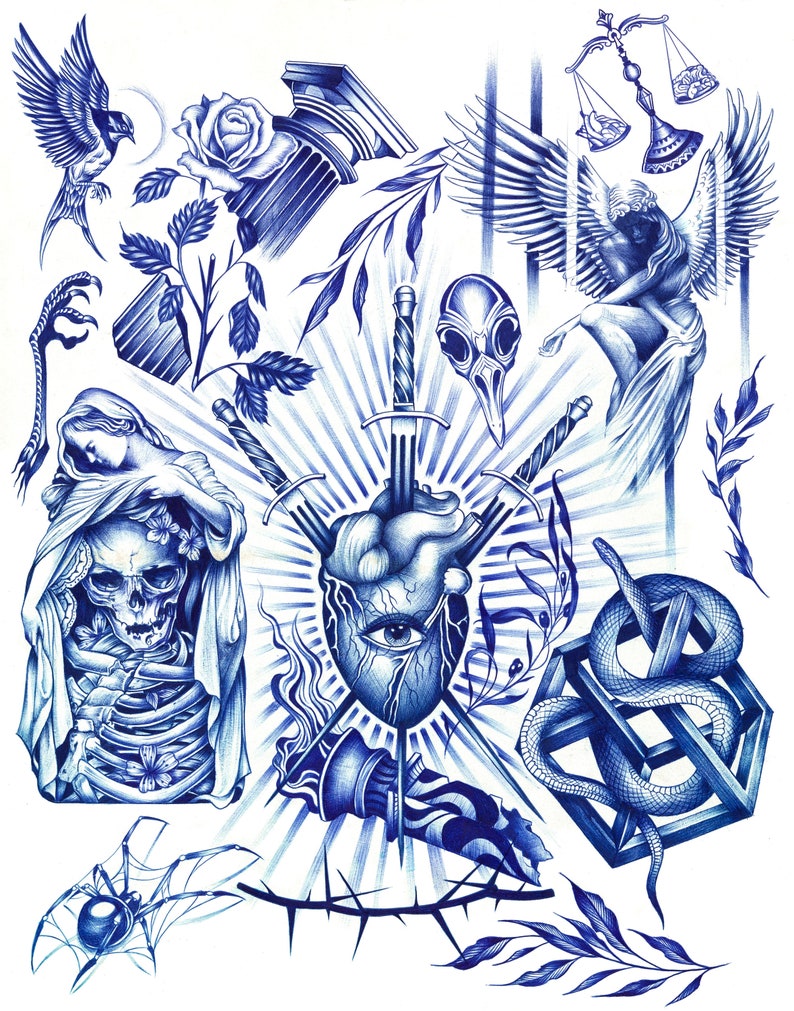 Bic Pen Art Prints Etsy