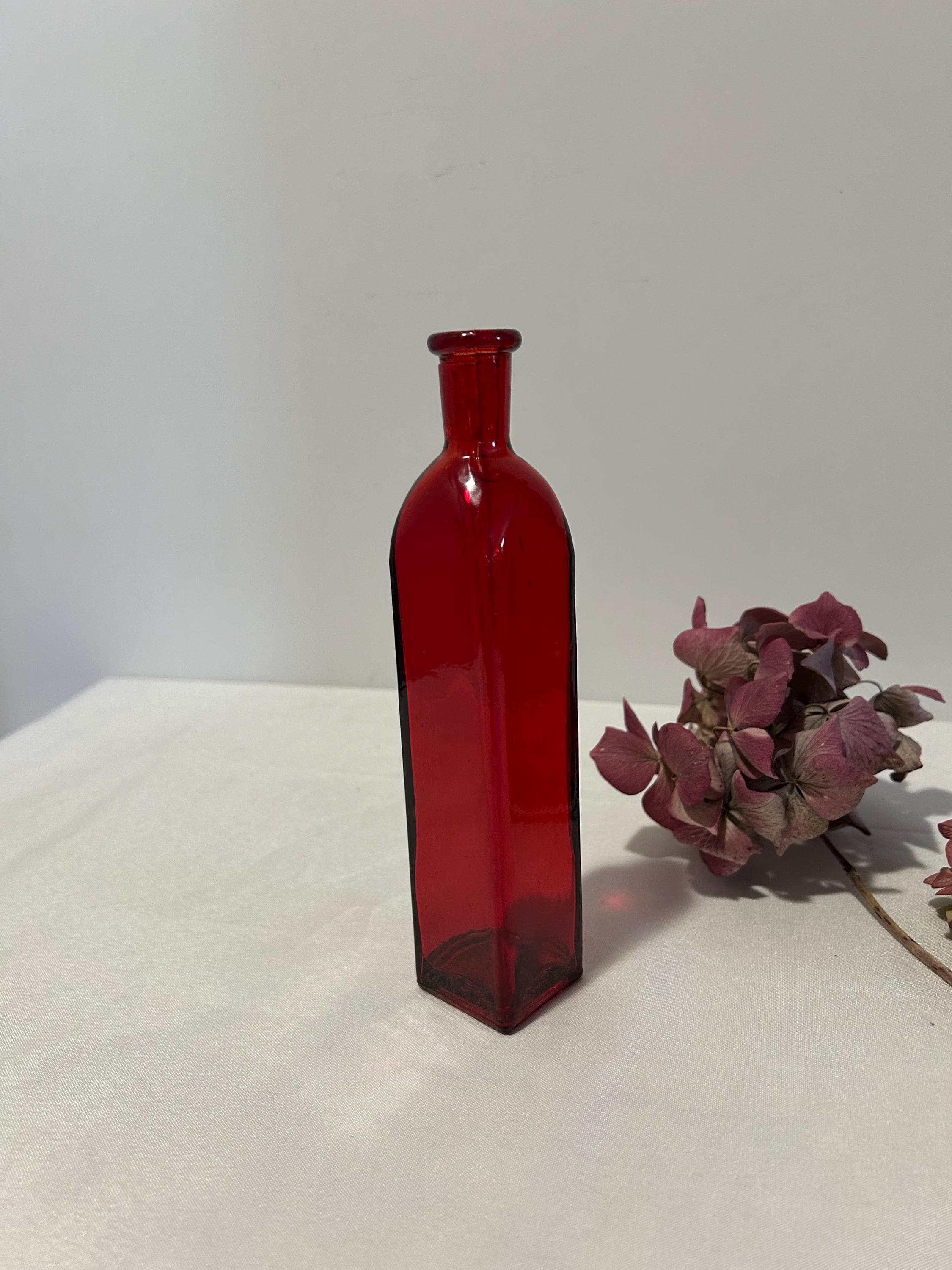 17 Red Glass Vase - Etsy - Page 3