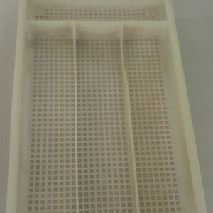 Vintage Plastic Cutlery Rack for Drawer/Knife Tray, Forks, Spoons/Household Locker/Kitchen Utensil/Box/Support image 4