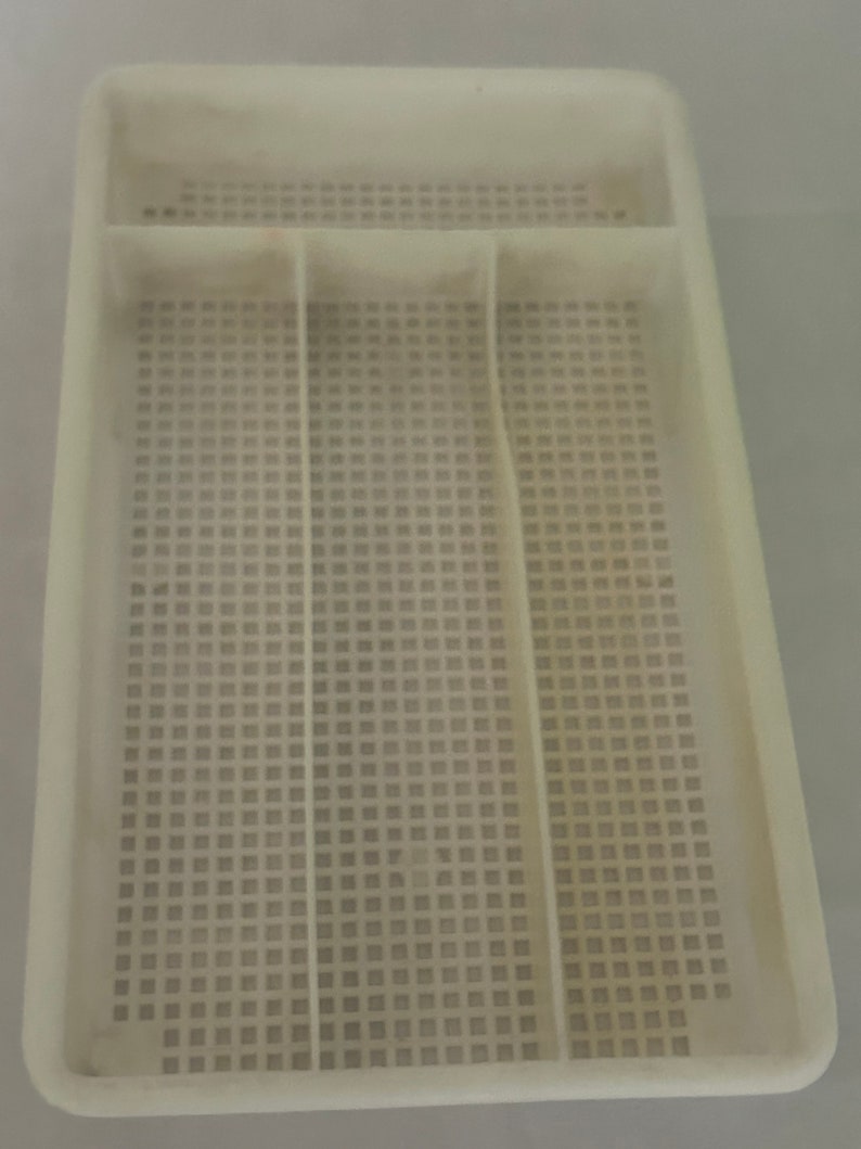 Vintage Plastic Cutlery Rack for Drawer/Knife Tray, Forks, Spoons/Household Locker/Kitchen Utensil/Box/Support image 4