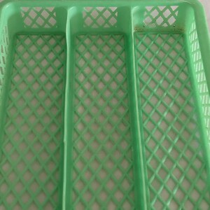 Vintage Plastic Cutlery Rack for Drawer/Knife Tray, Forks, Spoons/Household Locker/Kitchen Utensil/Box/Support image 7
