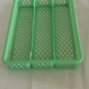 Vintage Plastic Cutlery Rack for Drawer/Knife Tray, Forks, Spoons/Household Locker/Kitchen Utensil/Box/Support image 6