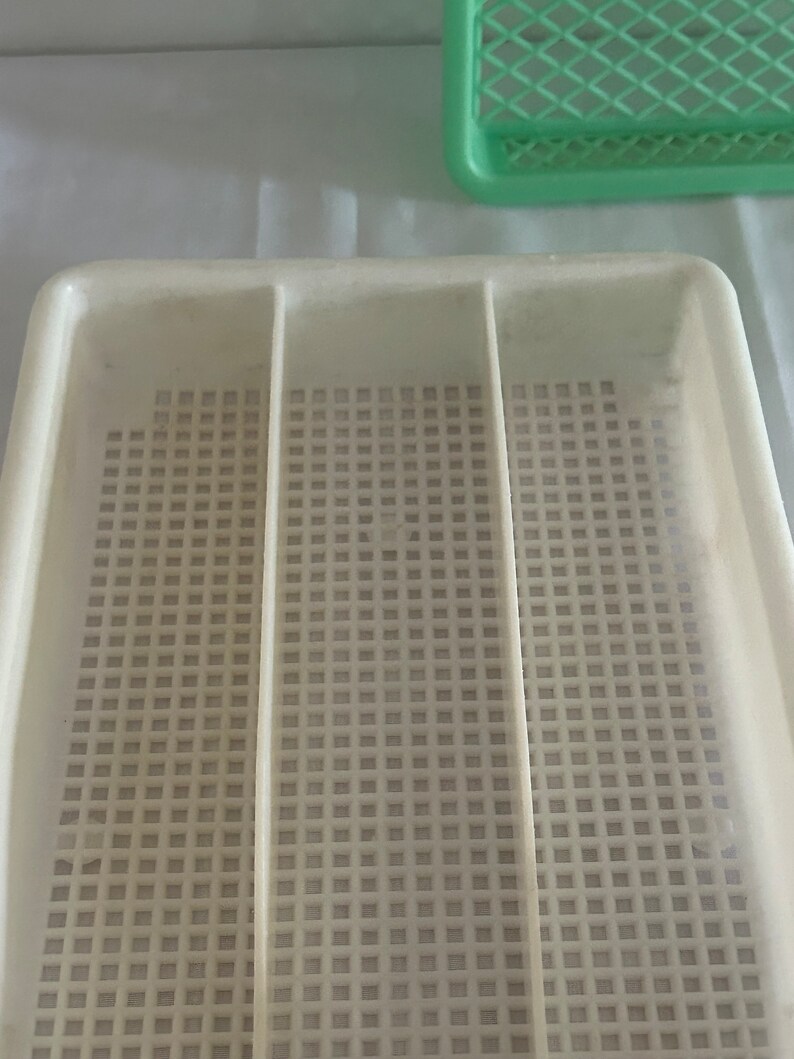 Vintage Plastic Cutlery Rack for Drawer/Knife Tray, Forks, Spoons/Household Locker/Kitchen Utensil/Box/Support image 3