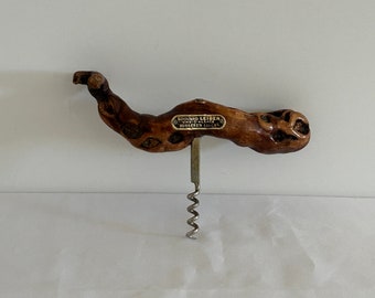 ALSACE Corkscrew EDOUARD LEIBER Vintage Cep de Vigne France Wine Cellar Collection Decoration Kitchen Bottle Opener Bar Restaurant