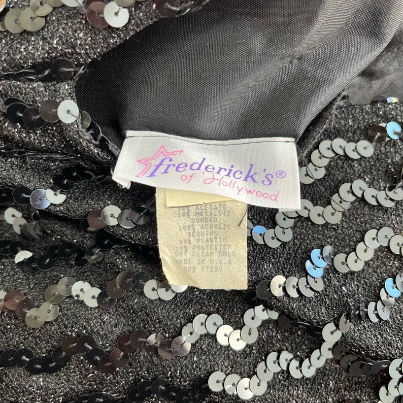 80’s/90’s Black Tulle Party Dress By Fredericks of Hollywood main image 0