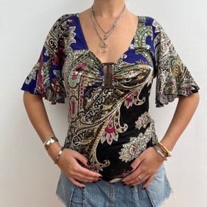 Just Cavalli buckle top