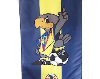 America Mexico Futbol Soccer New Flag 3x5' Sports Banner Bandera Aguilas 90x150cm Mascota Aguilas