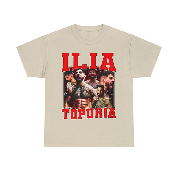 Ilia Topuria Vintage MMA Retro Tee - Embrace the Future Featherweight Champion!