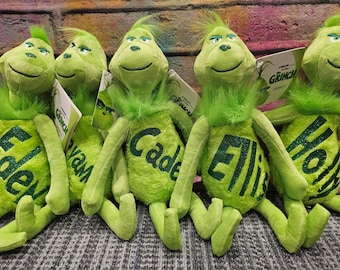 The Grinch personalised teddy gift cute TRACKED 24HR POSTAGE