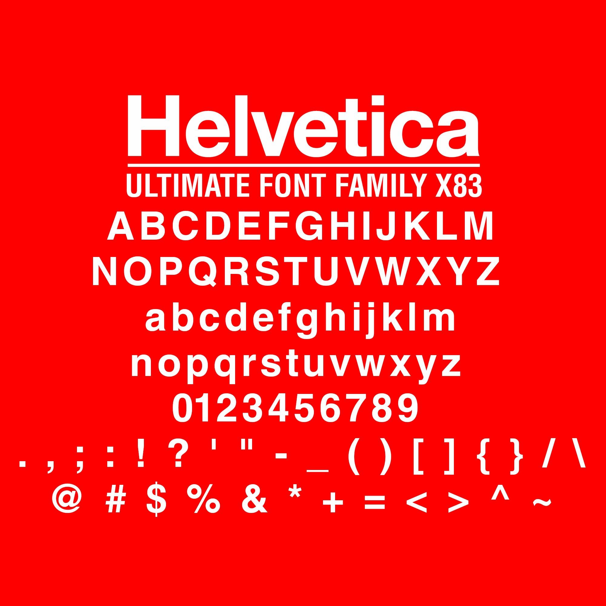 helvetica Helvetica Font Family Bundle | Helvetica Neue Complete Pack | Sans