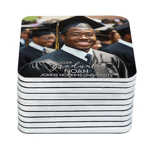 Graduation Party Favor Magnets | Class of 2025 Custom Photo Gifts | Senior Keepsakes