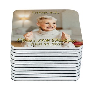 Birthday magnets party favor magnets are great thank you gifts for your guests.