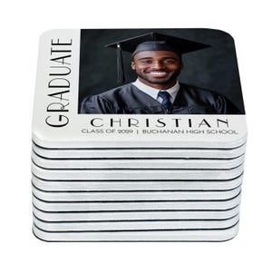 2025 Graduation Party Favors | Personalized Photo Magnets for Seniors | Class of 2025 Gifts