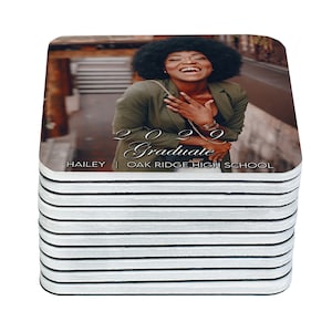 Graduation magnets for guest class of 2025 personalized photo graduate party favors