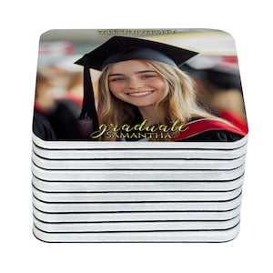Class of 2025 Thank You Magnets | Custom Photo Graduation Favors | Personalized Grad Gifts