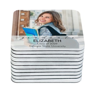 Graduation magnets class of 2025 custom personalized photo graduate party favors