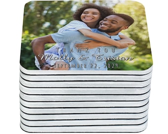 Personalisierte Foto Magneten: Hochzeitstag Geschenke