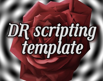 detailed DR scripting template *instant download*