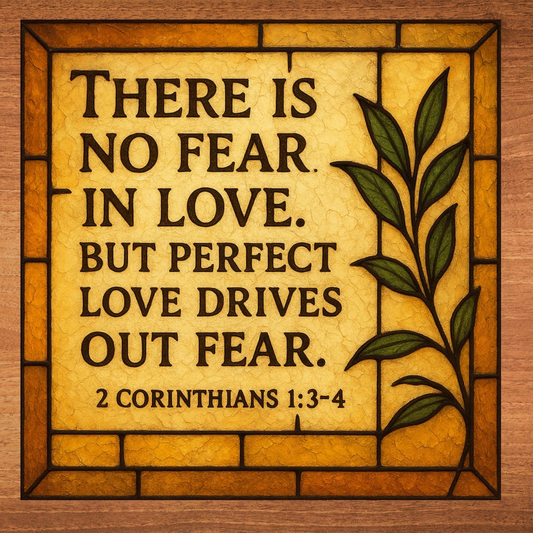 2 Corinthians 1 3-4 Bible Verse Ceramic Art Tile Christian Decor ...