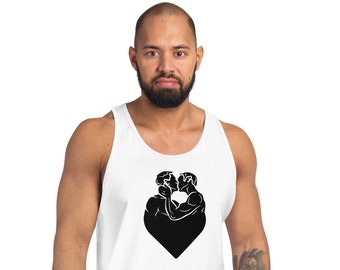 Two Hearts As One - Men's Tank Top