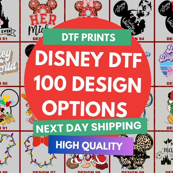 Disney DTF, 100 Disney Options Disney DTF Prints, Custom Disney DTF Prints, Disney Image Transfer, Disney Dtf Transfers, Disney Gang Sheet