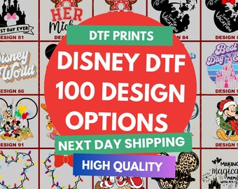 Disney DTF, 100 Disney Options Disney DTF Prints, Custom Disney DTF Prints, Disney Image Transfer, Disney Dtf Transfers, Disney Gang Sheet