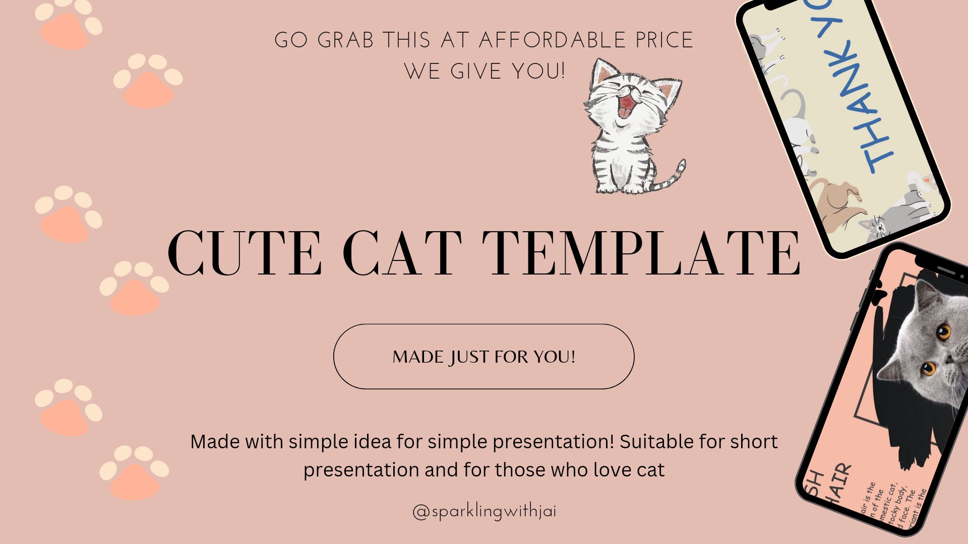 CANVA TEMPLATE Cute Pastel Theme for Your Presentation Etsy