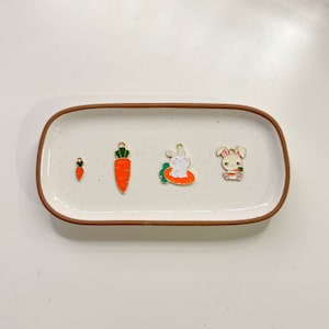 Bunny & Carrot Charms